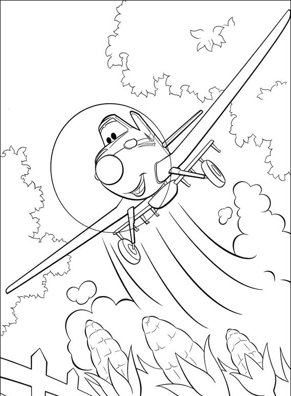 coloriage planes dusty l enpandeur